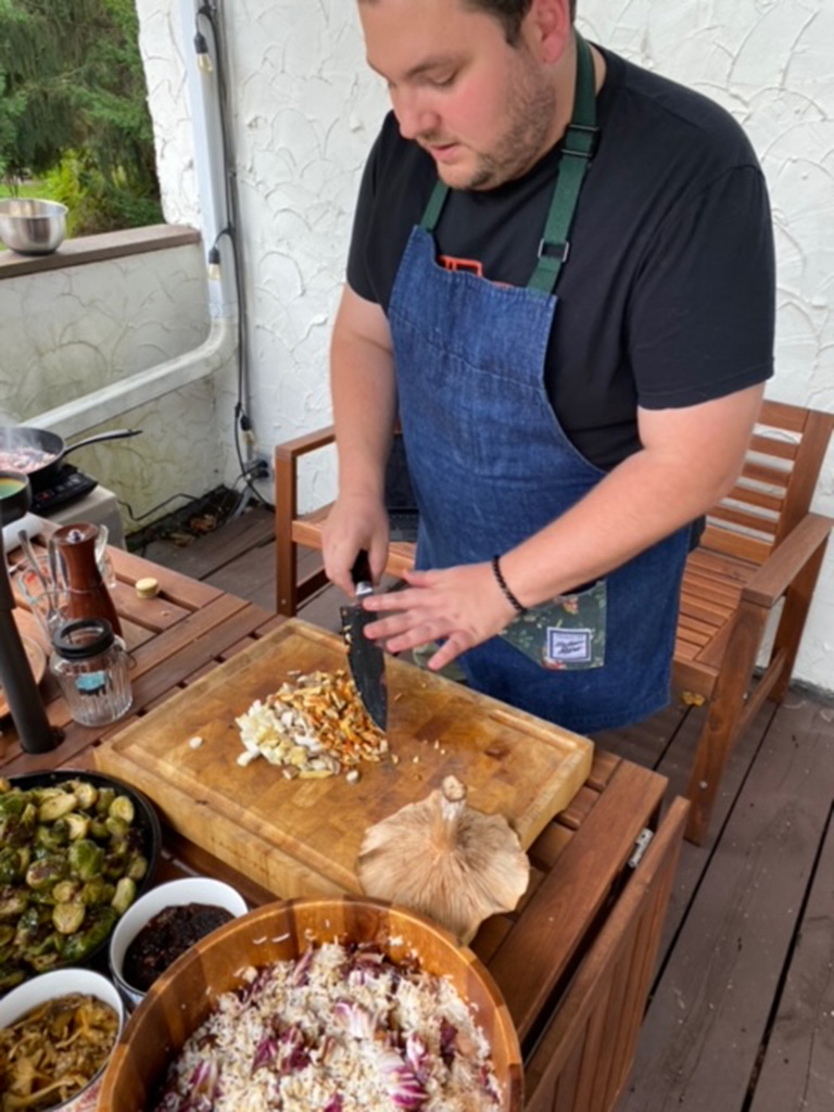 Wildcaught wild mushrooms foray and cookout September 25, 2021